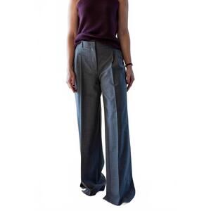 NEW THE GARMENT grand wide leg pants in grey melange